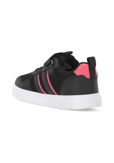 Slazenger Fıora Kız Çocuk Cırt Cırtlı Siyah / Pembe Günlük Spor Ayakkabısı