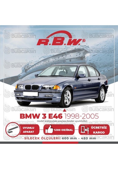 Bmw 3 E46 Muz Silecek Takımı (1998-2005) RBW