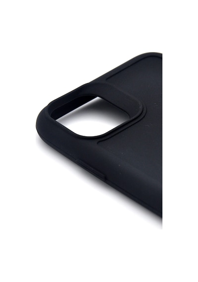 Apple Uyumlu iPhone 11 Düz Renk Esnek Yumuşak Silikon Kılıf Rubber Siyah