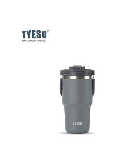 Tyeso Dailyneed Termos Vakumlu Paslanmaz Çelik Gri 600ml