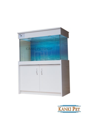 Kanki Pet 100 CM Mobilyalı Lüks Akvaryum Kumandalı Led Aydınlatma