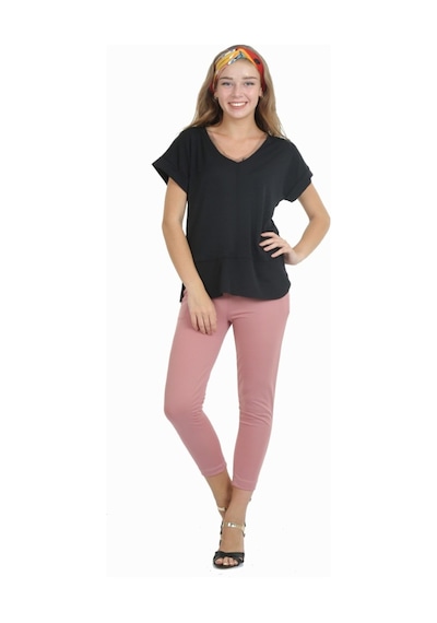 Vikings Jeans Bayan Giyim Trend Pantolon Pudra Pembe