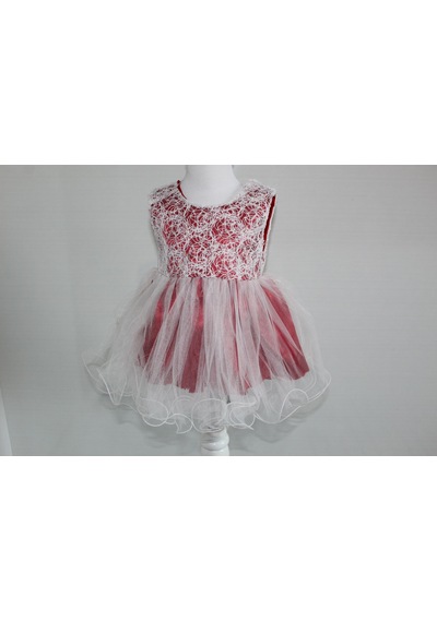 Petite Ponpon Baby Ponpon Baby 0-6 Ay Kız Bebek Mevlüt Takım Beyaz - Kırmızı