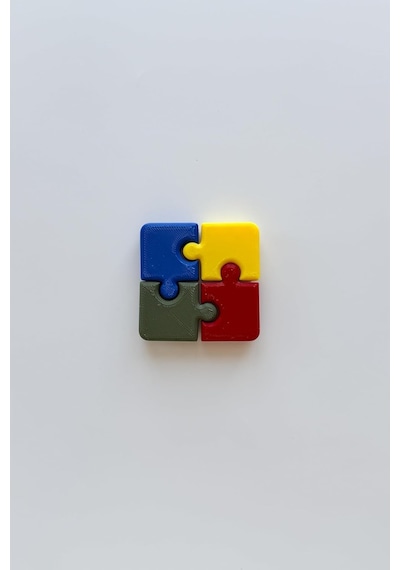 4'lü Puzzle Buzdolabı Magneti Diğer