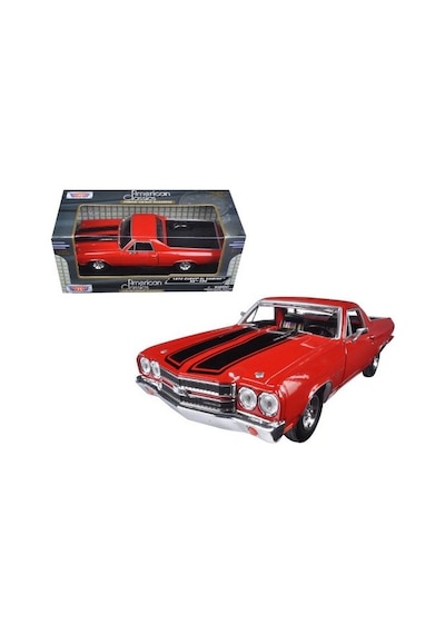Motormax 1970 Chevy El Camino Ss 396 1/24 Model Araba - Kırmızı