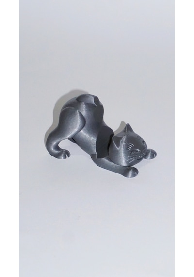 Kedi Figürlü Telefon Tutacağı - Dekoratif Biblo Ve 3d Maket Obje 5,5cm