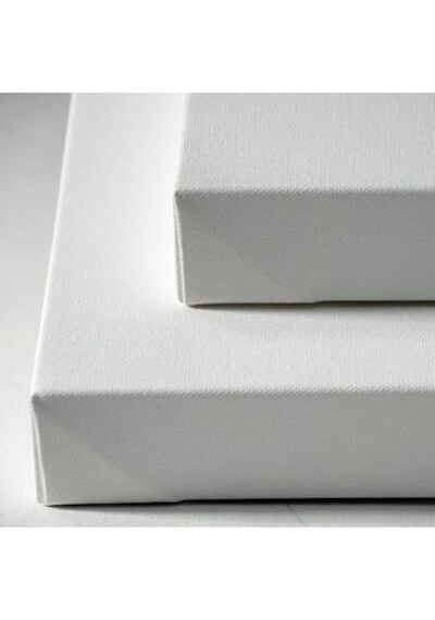 20x20cm 5'li Kare Set Arkadan Zımbalı Yüksek Kaliteli Astarlı Hazır Tuval Boş Kanvas Tablo