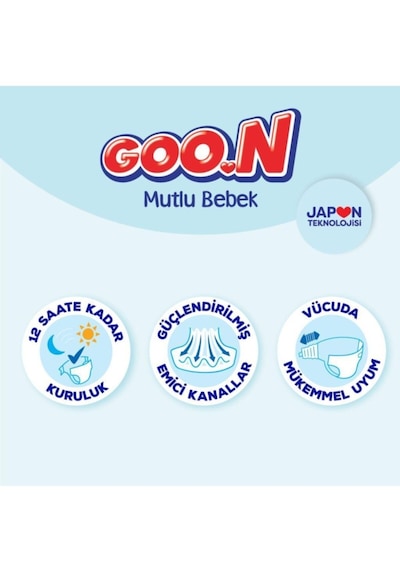 Goon Bebek Bezi Bantlı 3 Numara