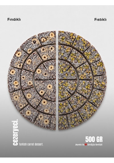 Cezeryeci Fındıklı Antep Fıstıklı 2'li Gurme Cezerye Paketi 500 G