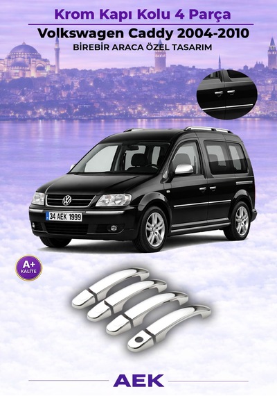 Vw Caddy Kapı Kolu 2004-2010 Paslanmaz Çelik