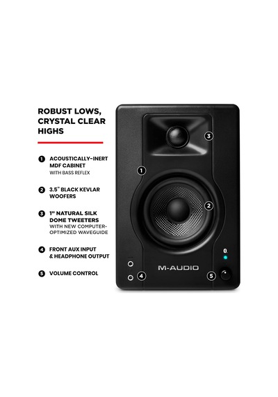 Bx3bt 3.5" Bluetooth Stüdyo Monitör Çifti