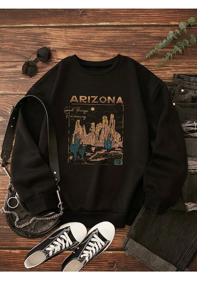 Altamira Unisex Arizona Bisiklet Yaka Sweatshirt 001