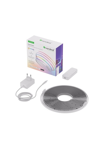 Matter Essentials Hd Işık Şeridi, 5m Adreslenebilir Rgbıc Led Şerit Akıllı, Wi-fi Ve Bluetooth Üzerinden Matt Çok Renkli