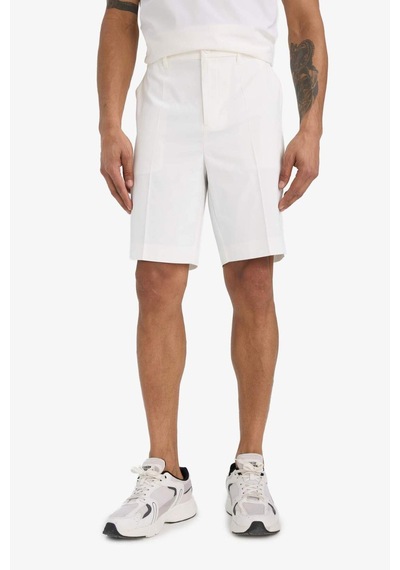 DeFactoFit Standart Fit Sporcu Kısa Paça Dokuma Şort E4136AX25SMWT34