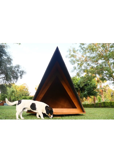 MANDU Ahşap Köpek Kulübesi (A Frame)
