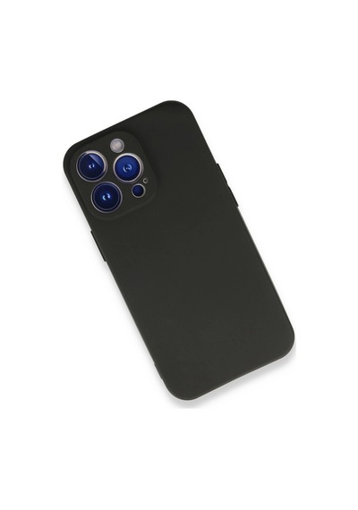 Apple iPhone Uyumlu 13 Pro Kılıf First Silikon - Siyah 1