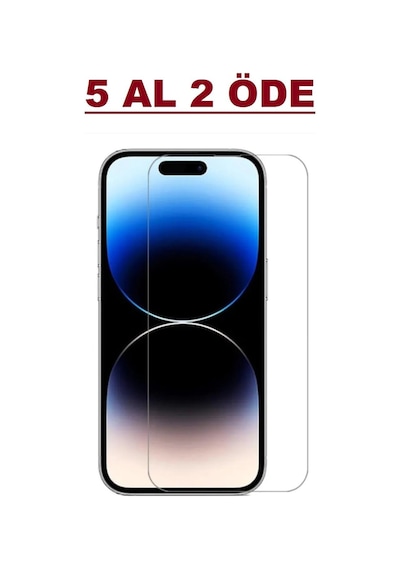 Apple Uyumlu iPhone 14 Pro Max Ekran Koruyucu 9h Temperli Kırılmaz Cam Sert Şeffaf