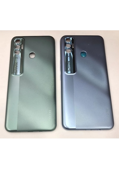 Tecno Spark 7 Pro Mavi Arka Kapak Batarya Kapağı Pil Kapağı Mavi