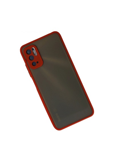 Xiaomi Redmi Note 10 5g Kılıf Montreal Silikon Kapak - Kırmızı