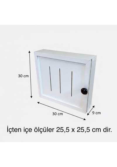 Modem Saklama Kutusu Mdf Beyaz