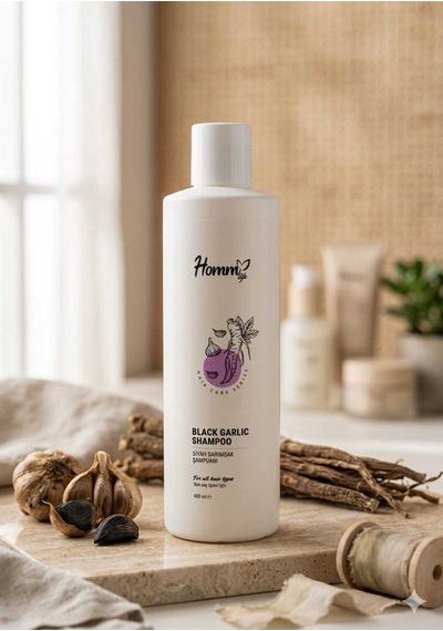 Homm Life Siyah Sarımsaklı Şampuan Yağlı