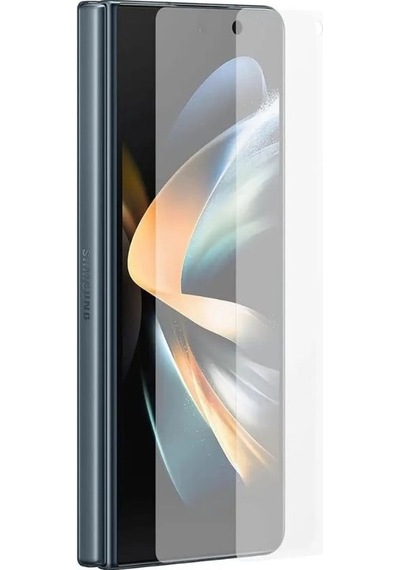 Schitec Samsung Galaxy Z Fold 6 Darbe Emici Premium Şeffaf Nano Ön Ekran Koruyucu Poliüretan Film
