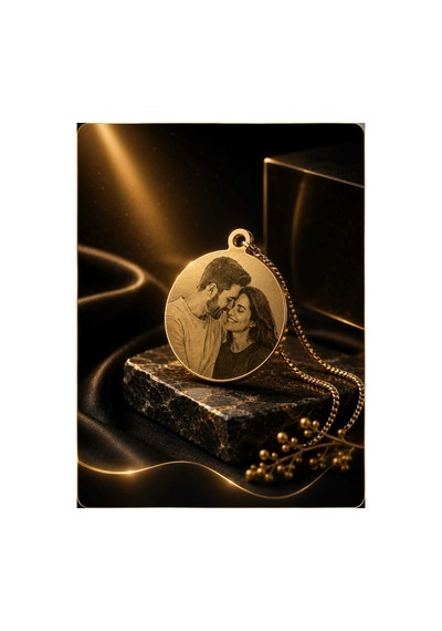 Kişiye Özel Gold Kolye Paslanmaz Çelik Anlamlı Hediyelik Altın