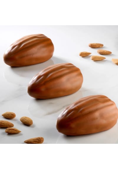 Pavoni Px43133s Almond Silikon Kalıp Kahverengi