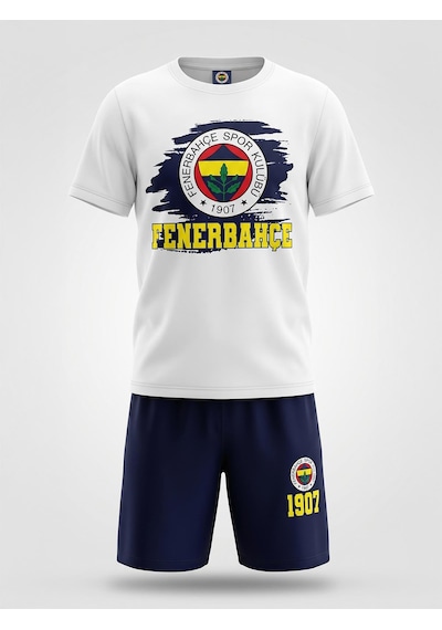 Civil Boys Fenerbahçe Fb Arma Baskılı 3-13 Yaş Takım - Beyaz Beyaz - Lacivert