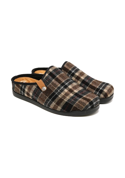 Terlik/ Panduf Ev Erkek Diğer 46 652 Jw Fly Flot Cloth Man Slıpper Brown Kahverengi