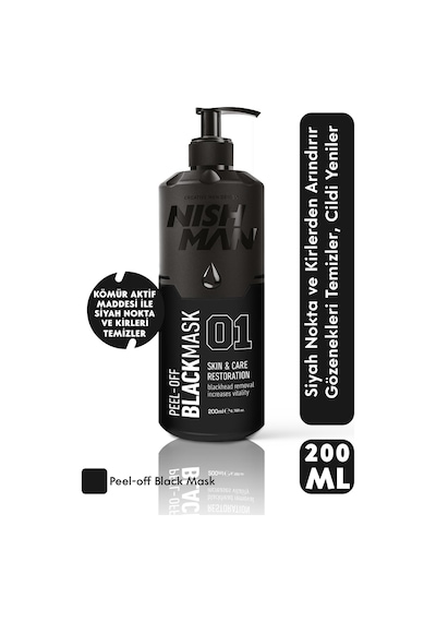 Soyulabilir Siyah Yüz Maskesi 200 Ml