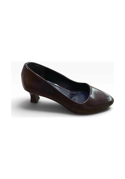 Ayem Kadın Kısa Kadeh Topuklu Stiletto Ayakkabı Kahverengi - 940659423 Kahverengi