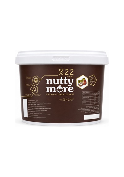 Nuttymore Kakaolu Fındık Ezmesi 5 Kg