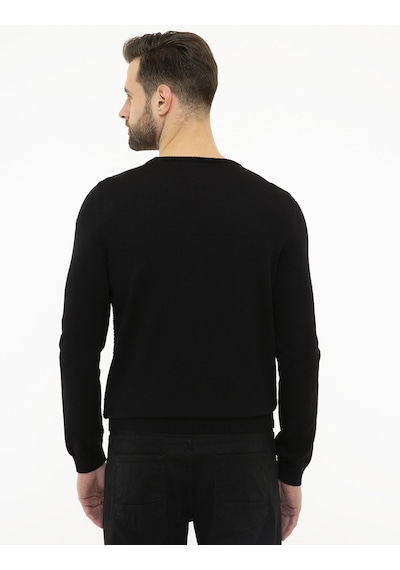 Pierre Cardin Erkek Siyah Kazak /triko 50218120-vr046