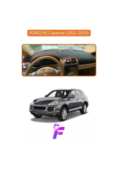 Porsche Cayenne 2002-2010 Torpido Örtüsü Yansıma Önleyici Tam Koruma Hızlı Montaj J28
