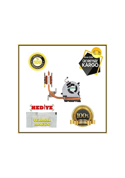 Asus X555U Serisi Cpu Heatsink Soğutucu Fan 13N0 R7A0T01