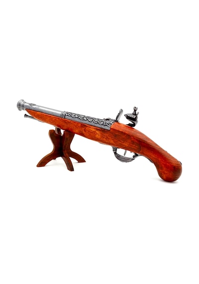 Denix Dekoratif Çakmaklı Tabanca 37 Cm, İngiltere 18. Yüzyıl Flintlock Pistol
