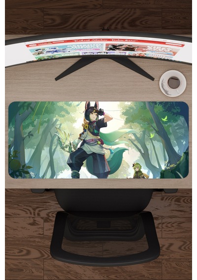 Tighnari Genshin Impact Anime Gacha V2 - 70x30 Xl Gaming Mouse Pad Fare Altlığı