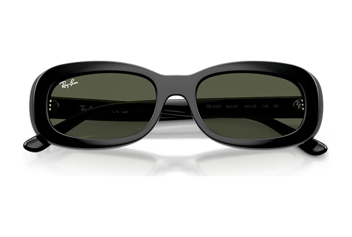 Ray-Ban 0rb2221 901/31 53 Kadın Güneş Gözlüğü Siyah