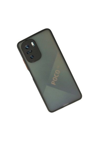 Gld-spt- Newface Xiaomi Poco F3 Kılıf Montreal Silikon Kapak - Siyah