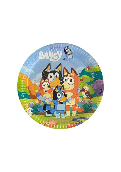 Bluey 32 Kişilik Doğum Günü Parti Malzemeleri Seti Eko Set Tabak Bardak Peçete Renkli Tüm Yaşlar