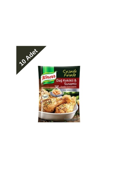 Knorr Fırında Tavuk Kekik Ve Susamlı Çeşni 35 G X 10 Adet