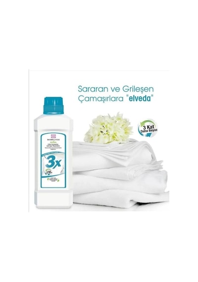 Bio Bellinda 3x Konsantre Çamaşır Tül Perde Beyazlatıcı Leke Çıkarıcı 750 G