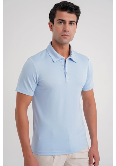 Efor Ts 886 T-shırt Comfort Mavi Casual Mavi