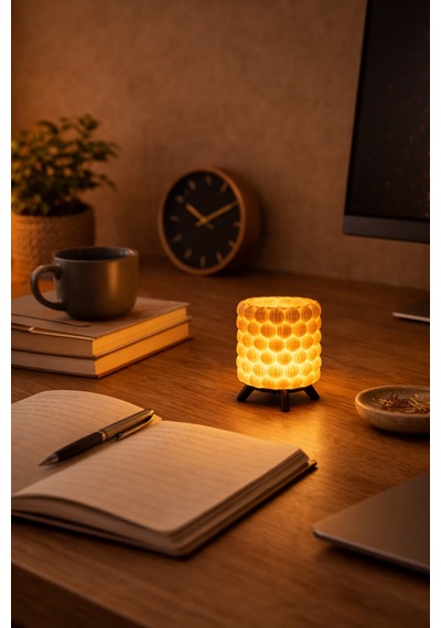Dekoratif Led Tealight Mumluk Ve Masa Lambası Ambiyans Beyaz