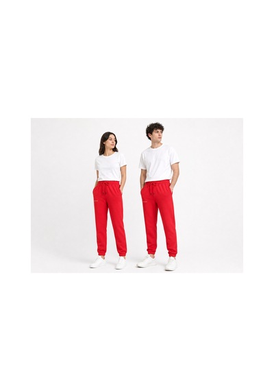 Beord Nar Çiçeği %100 Pamuk Cepli Eşofman Altı Sweatpant Narçiçeği