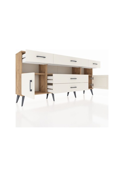 Arges Konsol 3 Raflı 5 Çekmeceli 2 Kapaklı 176x30x83 Çam-aytaşı/aytaşı Aytaşı/aytaşı Arges Konsol 3 Raflı 5 Çekmeceli 2 Kapaklı 176x30x83 Çam-aytaşı/aytaşı Aytaşı/aytaşı