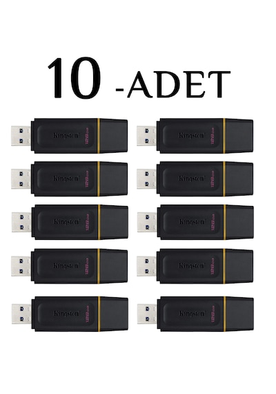 Kingston Dtx/128gb Exodia 128 Gb Usb 3.2 Flash Bellek 10-adet