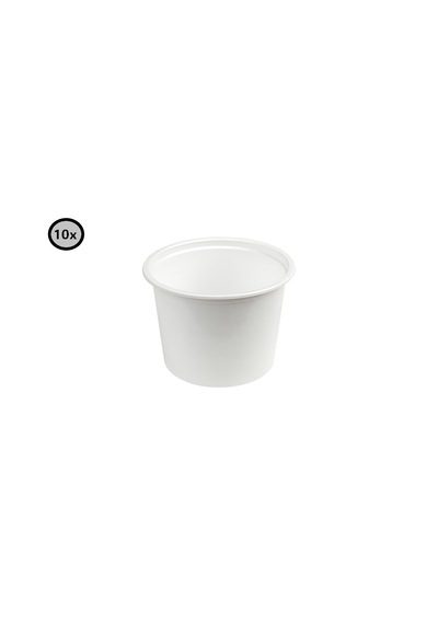 Yoğurt Kabı Plastik 1500 Cc X 10 Adet