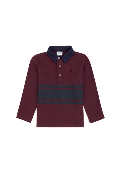 U.s. Polo Assn. Erkek Çocuk Plum Sweatshirt 50315749-vr177 New Plum